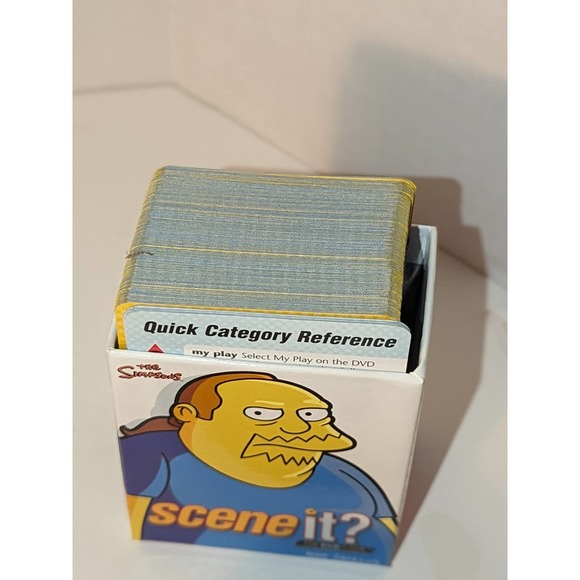 2009 Mattel - The Simpsons Scene It? DVD Board Game Mint Complete Like New - Picture 2 of 12
